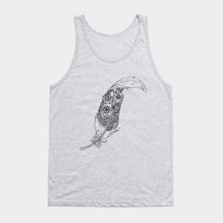 Feather design with paisley Tank Top